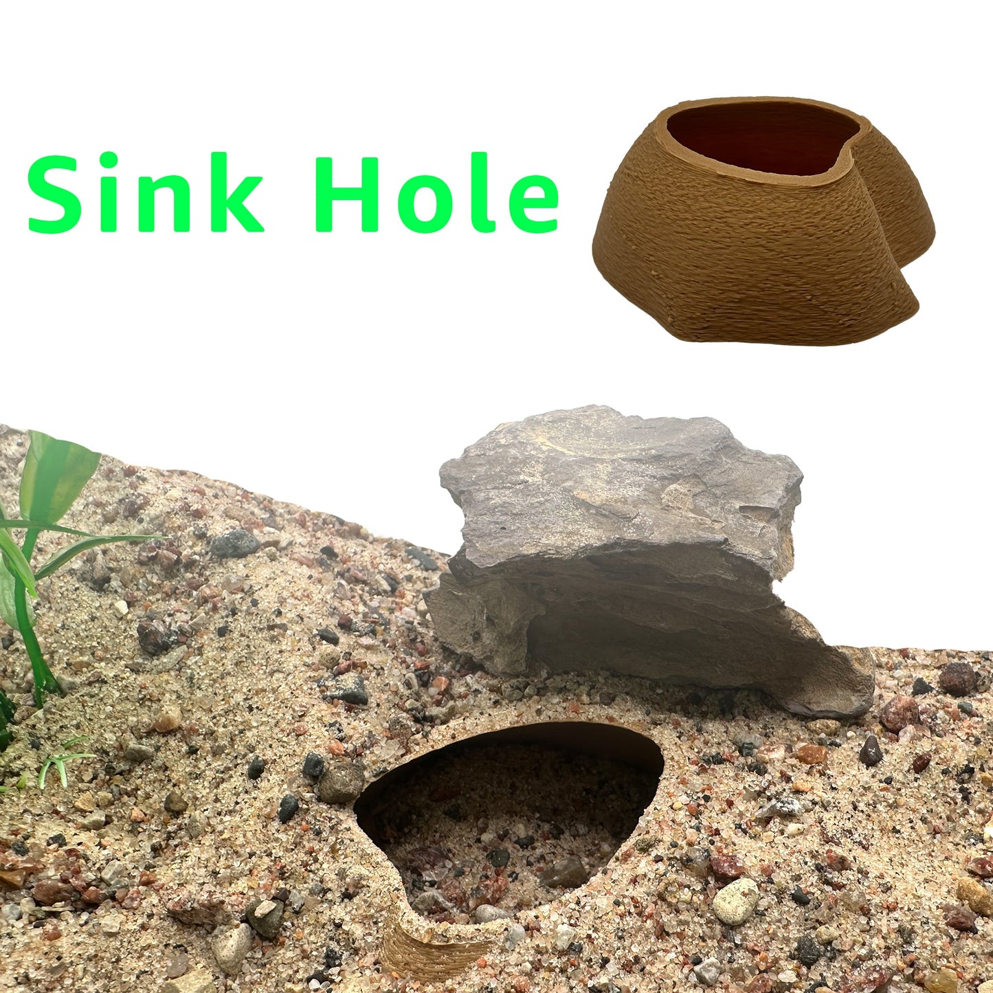 3 Pack Aquarium Tunnel Cave Hide | Aquarium Shrimp & Small Fish Hide | Fish Tank Terrarium Cave | CTWPets - Wild Pet Supply