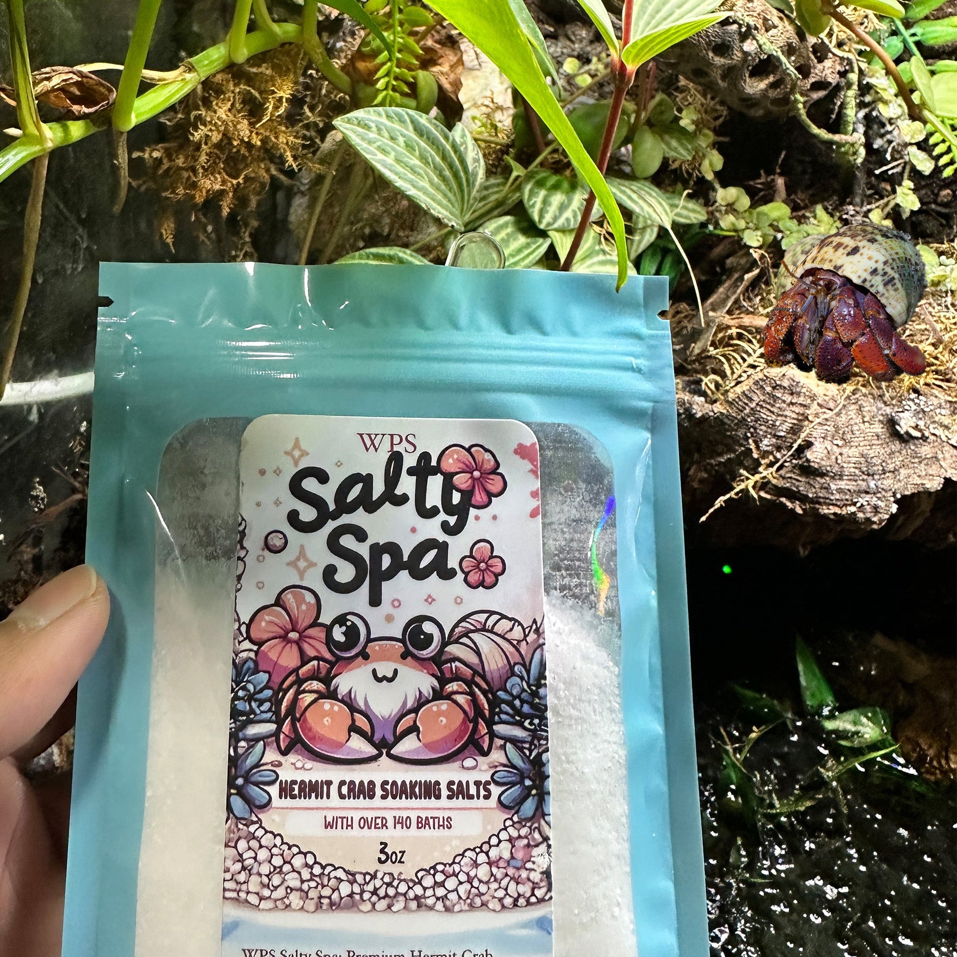 Salty Spa Hermit Crab Salt Water Soaking Mix - Wild Pet Supply
