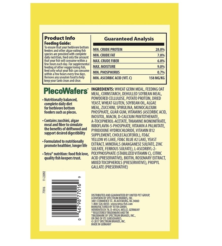 Tetra Algae Wafers - Wild Pet Supply