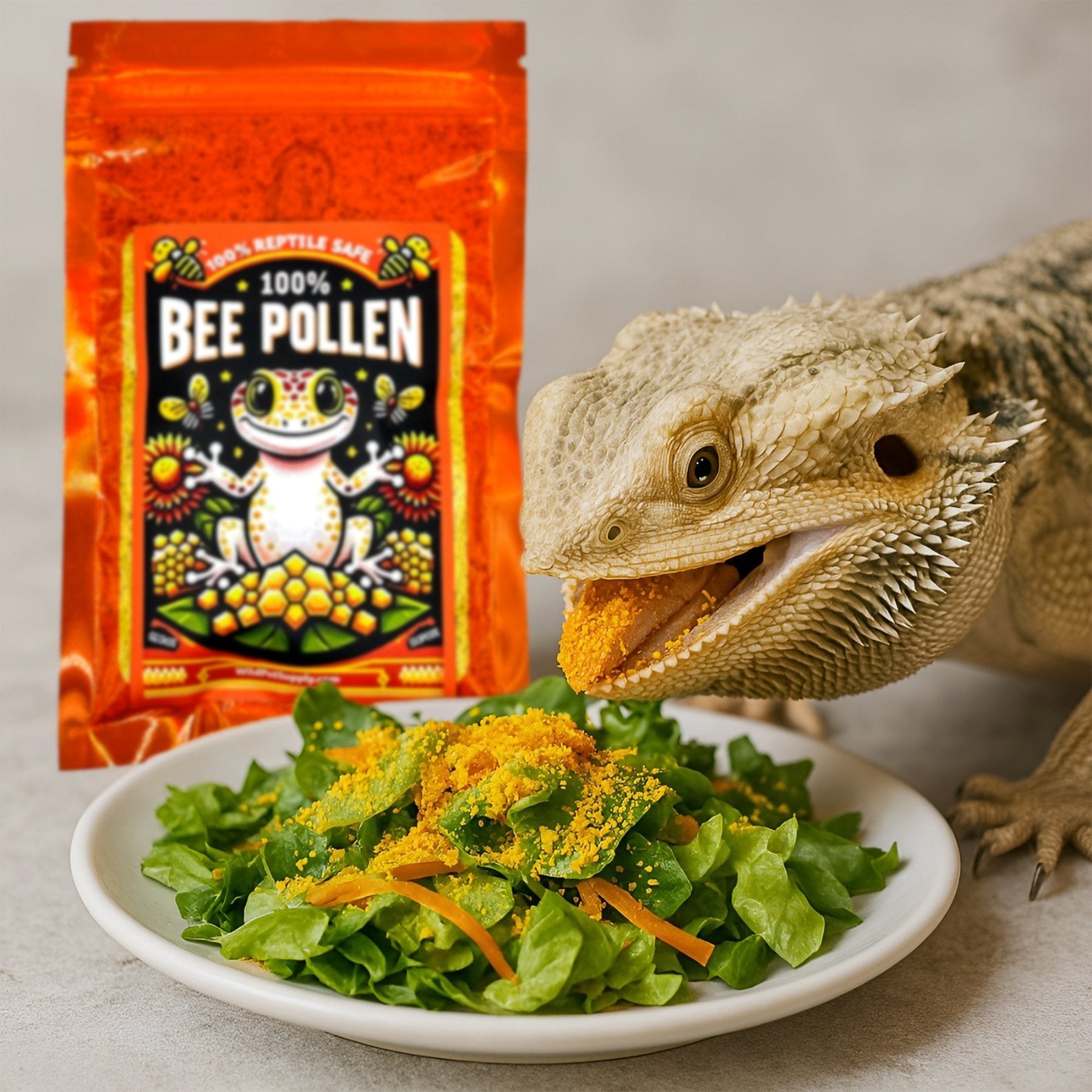 100% Bee Pollen Powder - Food for Reptiles - Wild Pet Supply