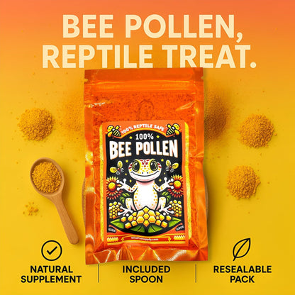 100% Bee Pollen Powder - Food for Reptiles - Wild Pet Supply