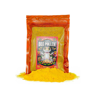 100% Bee Pollen Powder for Bearded Dragons, Tortoises, and Other Herbivores/Omnivores, 3 OZ - Wild Pet Supply