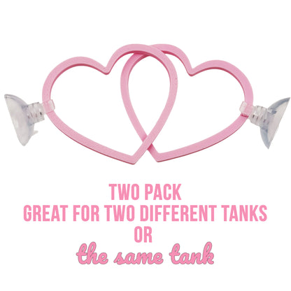 Heart Swim Rings – Betta Exercise Toy 2 Pack