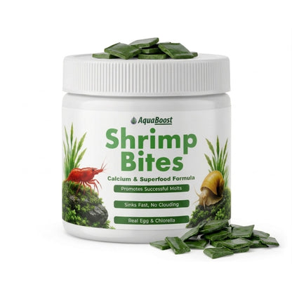AquaBoost Shrimp Bites – Calcium Tablets - Wild Pet Supply