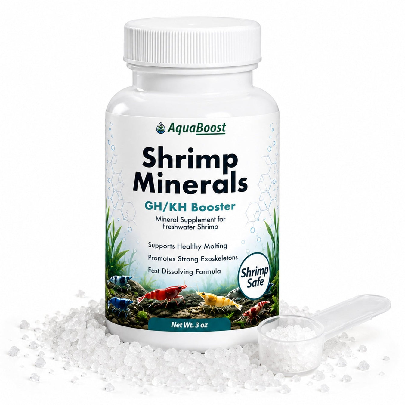 AquaBoost Shrimp GH/KH Remineralizer 3oz