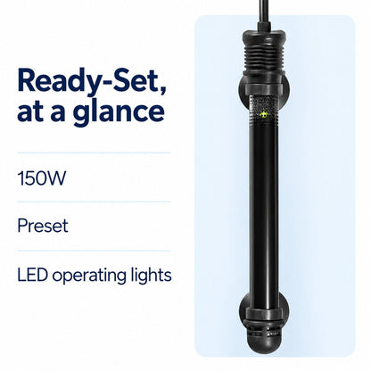 Aquarium Heater 150 Watt - Wild Pet Supply