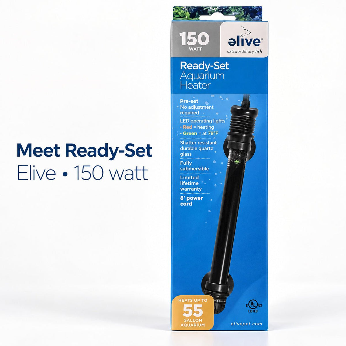 Aquarium Heater 150 Watt - Wild Pet Supply