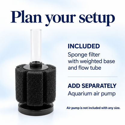 Aquarium Sponge Filter | Fine Pore - Wild Pet Supply