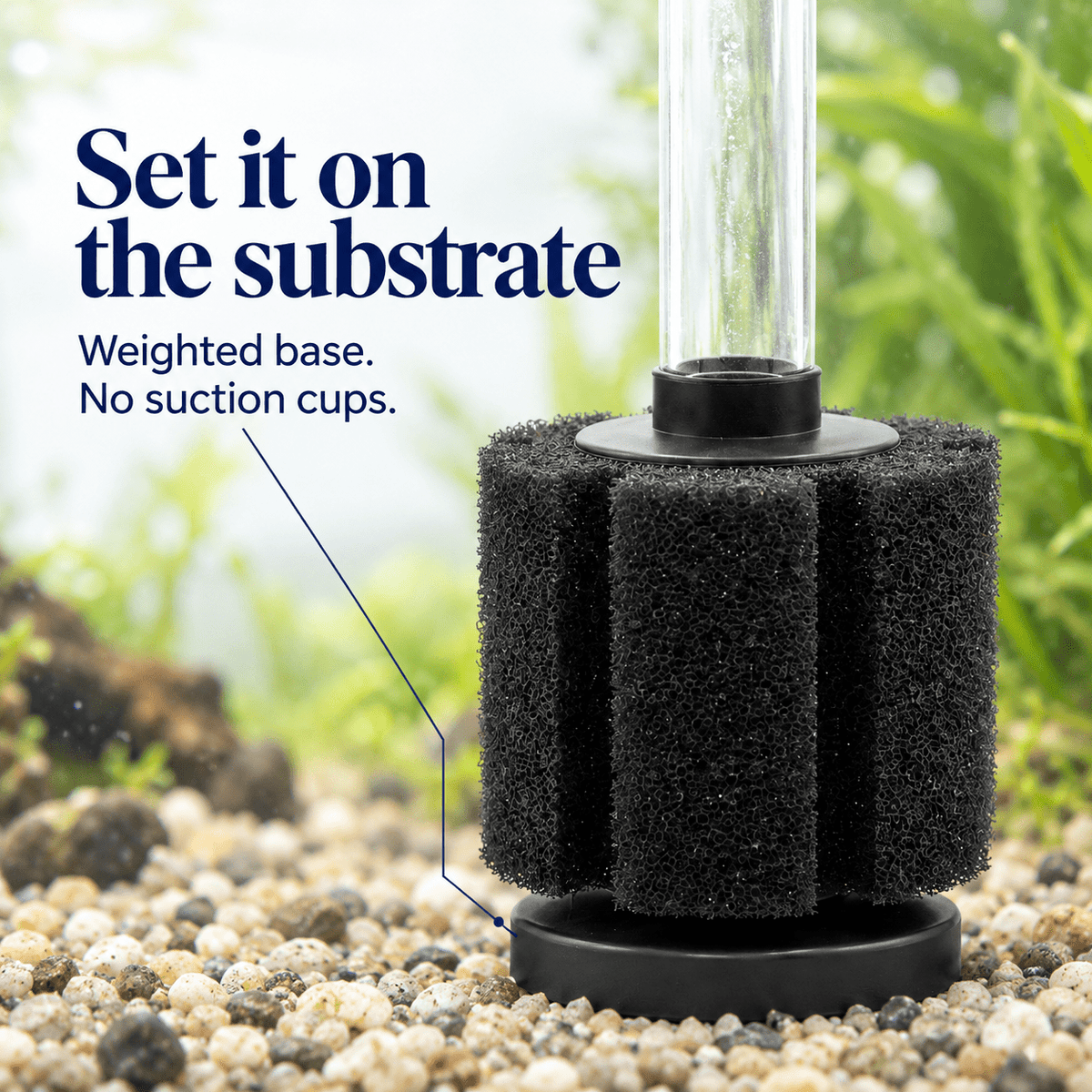 Aquarium Sponge Filter | Fine Pore - Wild Pet Supply