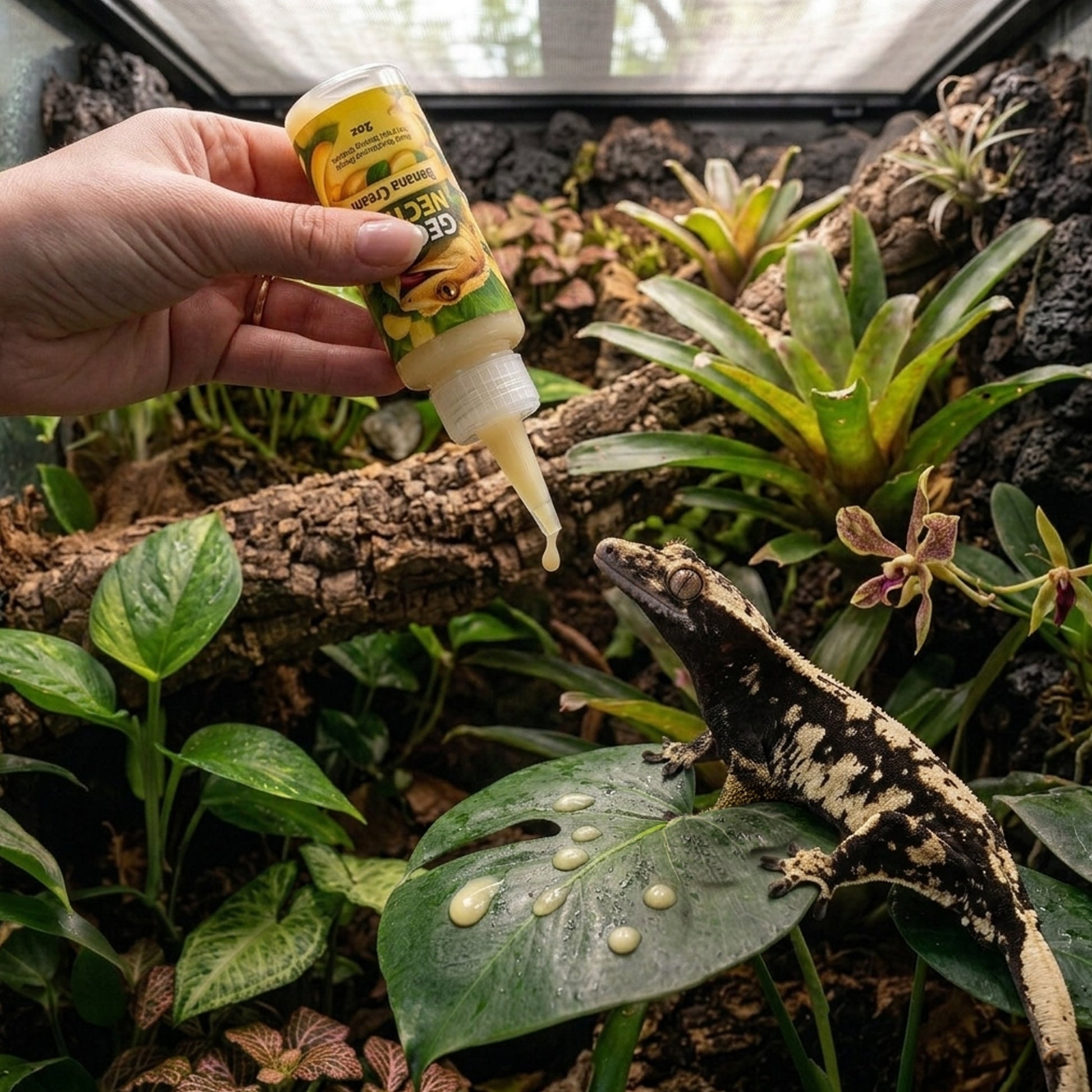 Gecko Nectar Treat – Liquid Fruit Drops
