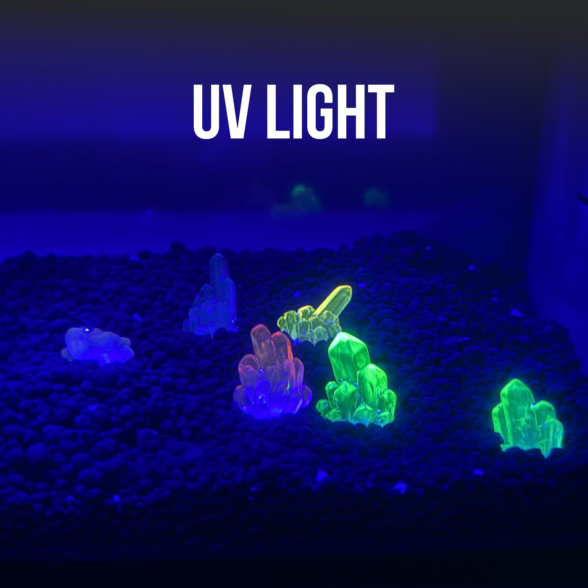 Betta Stones Glow - in - The - Dark – Small Aquarium Decor - Wild Pet Supply