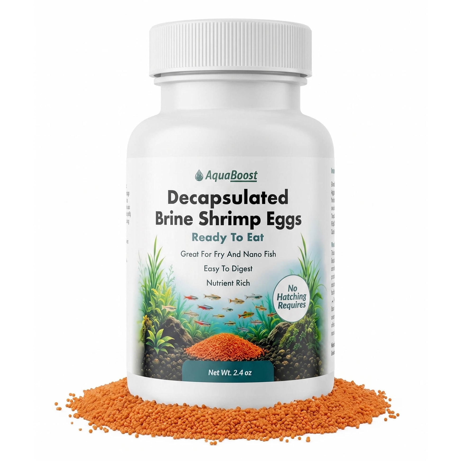 AquaBoost Decapsulated Brine Shrimp – 2.4oz
