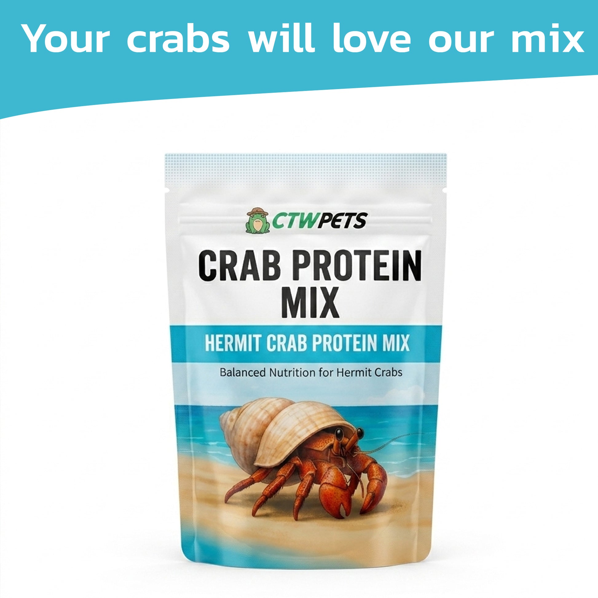 Hermit Crab Protein Mix – Bug & Fruit Blend