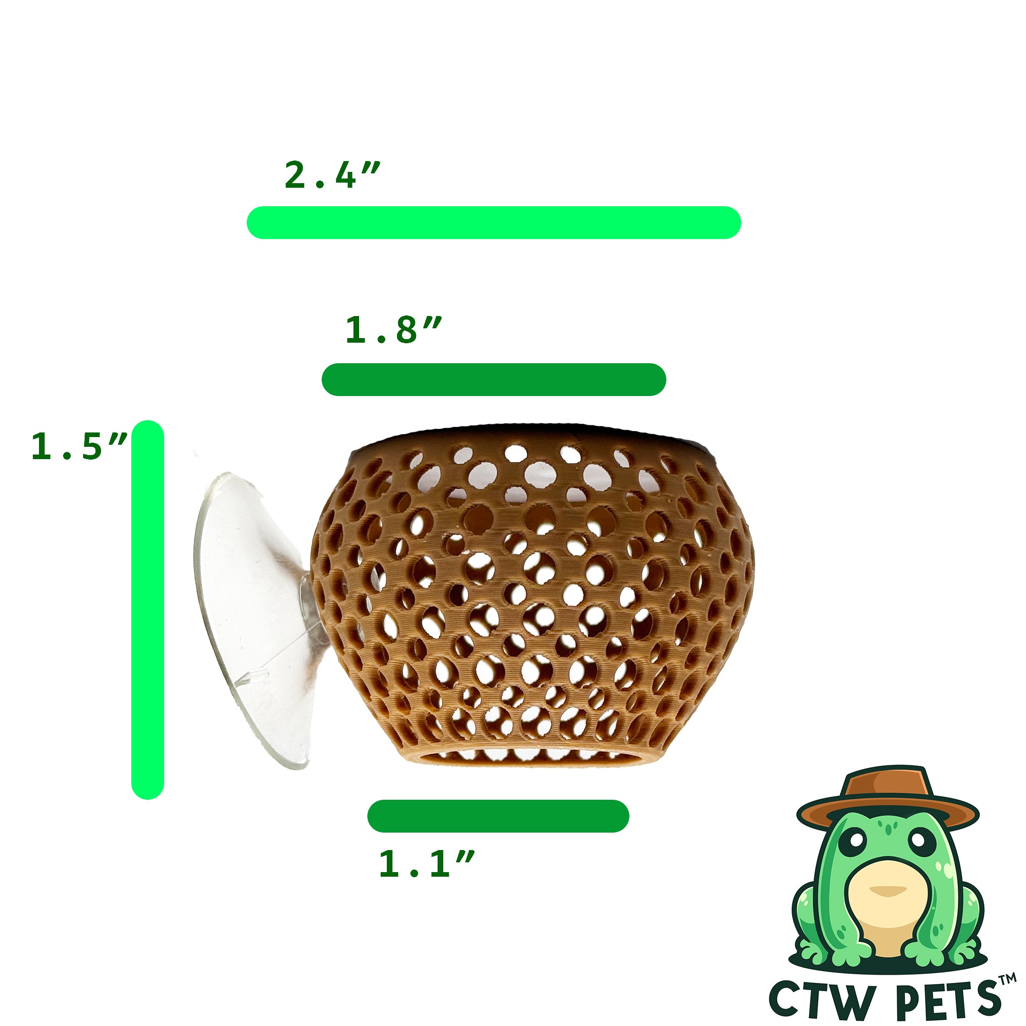 CTWPets Natural Betta Bulb Hide - Wild Pet Supply