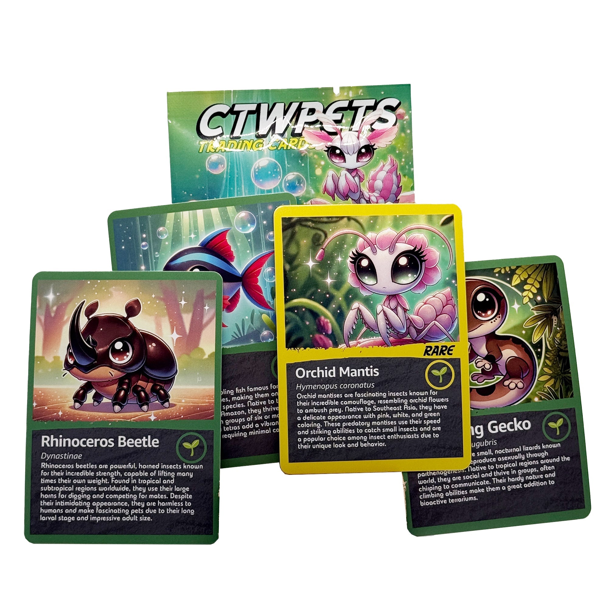 CTWPets Trading Cards Reptile & Aquarium Pet Card Exotic Pet Keeping Cards - Wild Pet Supply
