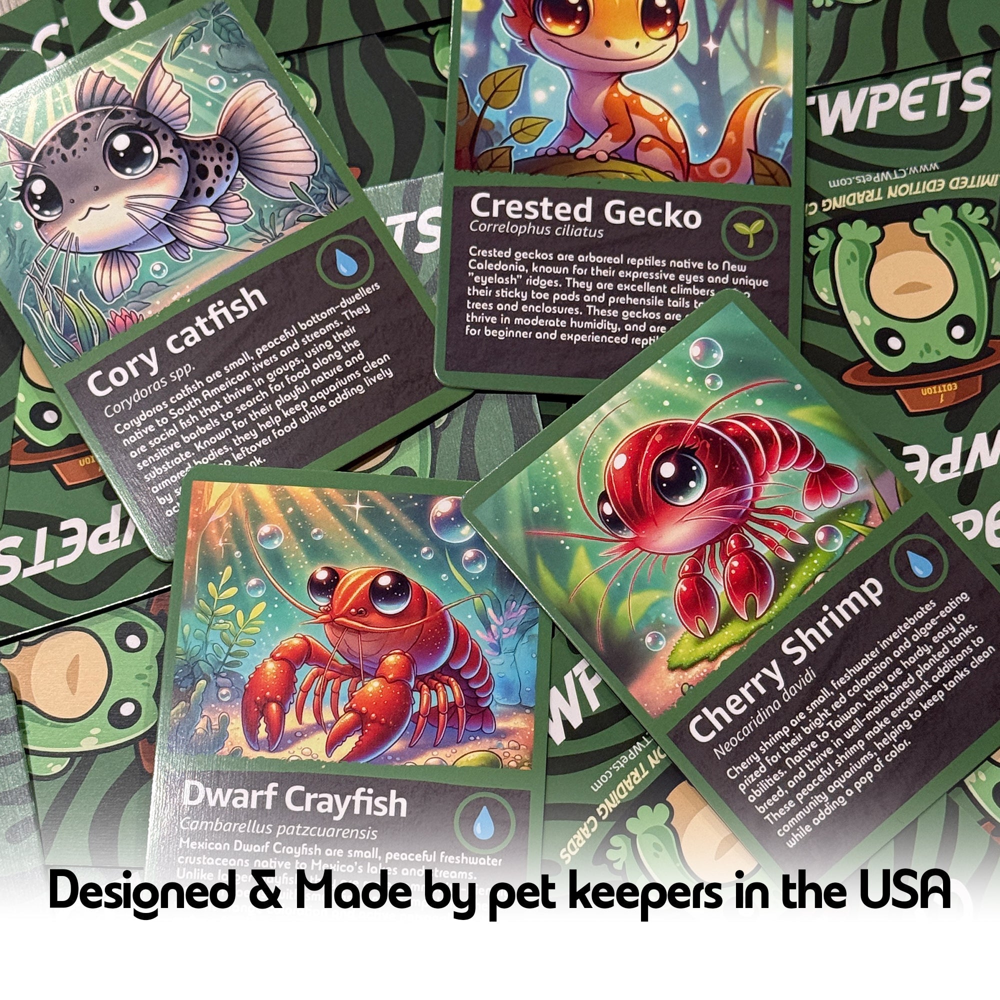 CTWPets Trading Cards Reptile & Aquarium Pet Card Exotic Pet Keeping Cards - Wild Pet Supply