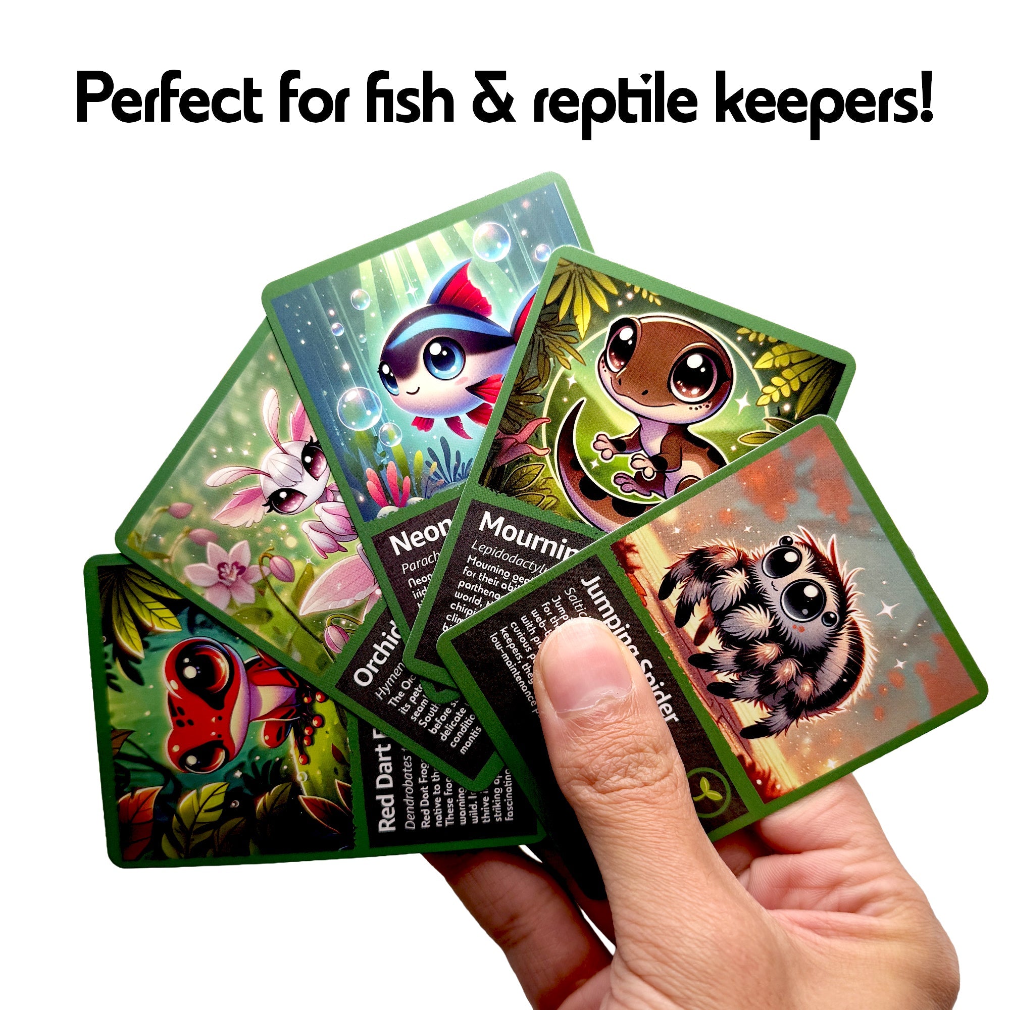 CTWPets Trading Cards Reptile & Aquarium Pet Card Exotic Pet Keeping Cards - Wild Pet Supply