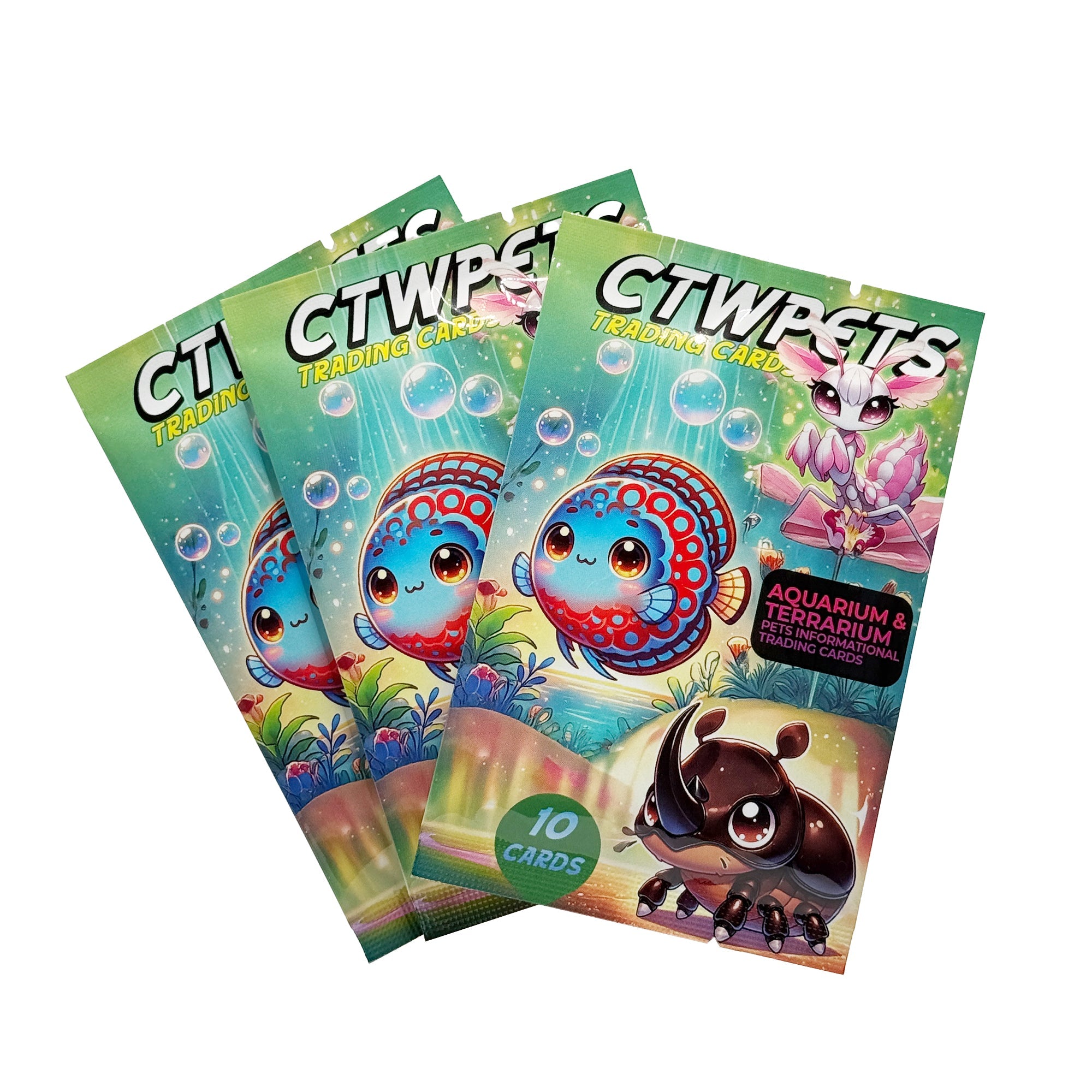 CTWPets Trading Cards Reptile & Aquarium Pet Card Exotic Pet Keeping Cards - Wild Pet Supply