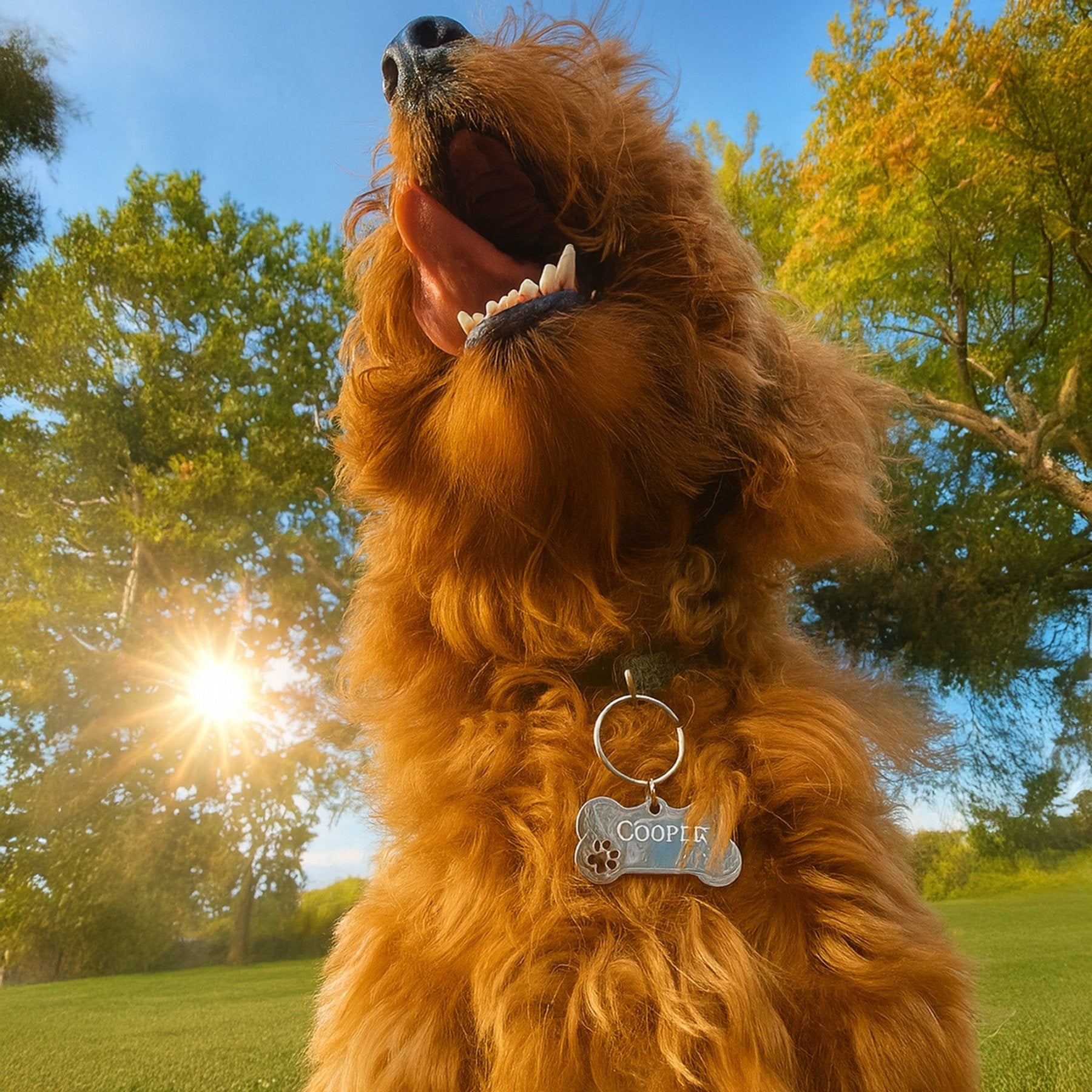 Custom Durable Stainless Steel Keychain Customized with Your Pet’s Name, Dates, or Special Message - Wild Pet Supply