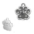 Custom Sparkly Paw Dog Tag – Personalized Glitter Pet ID with 2 Lines - Wild Pet Supply