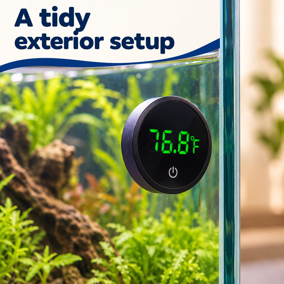 Digital Aquarium Thermometer – LED Display - Wild Pet Supply