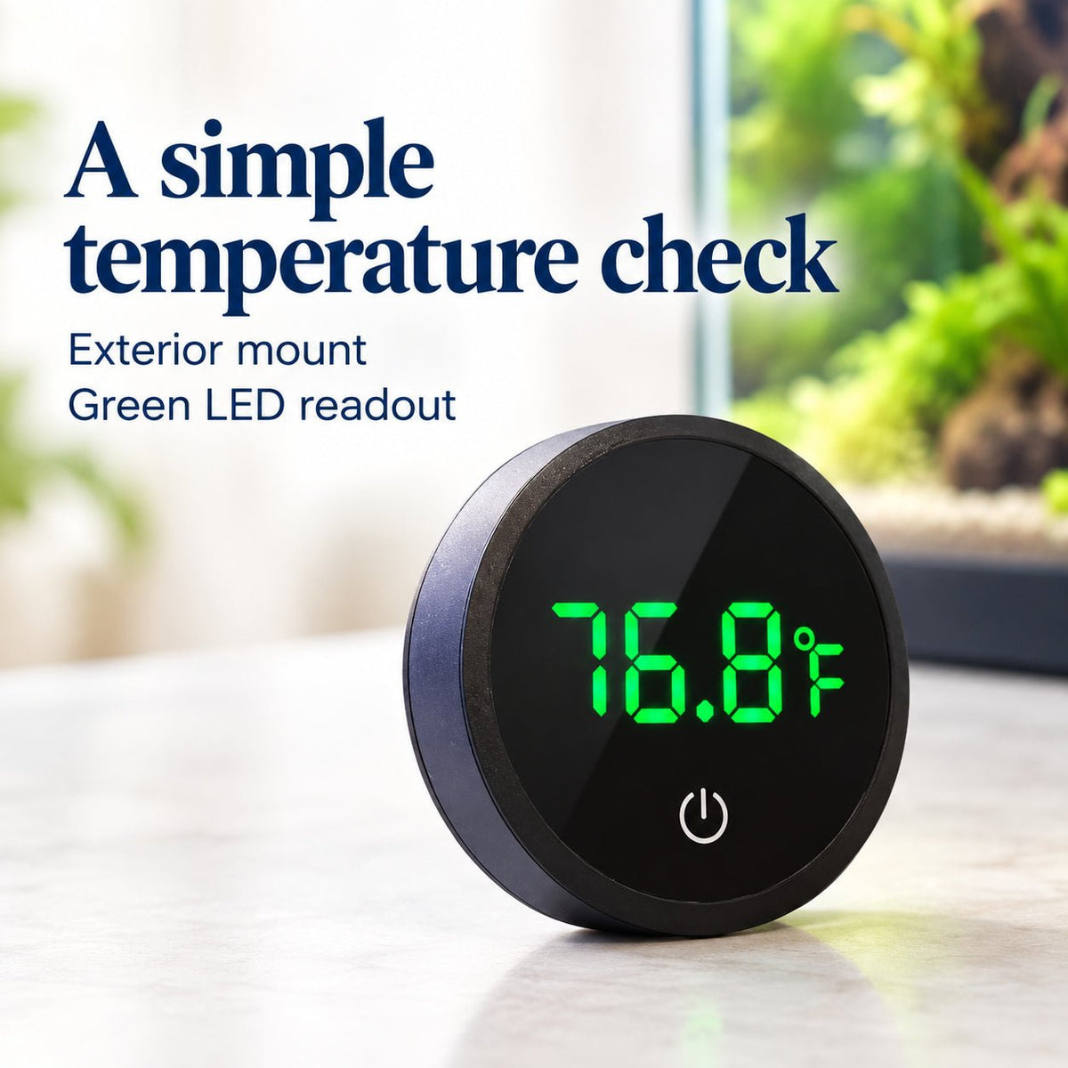 Digital Aquarium Thermometer – LED Display - Wild Pet Supply