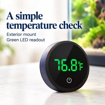 Digital Aquarium Thermometer – LED Display - Wild Pet Supply