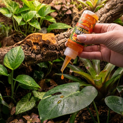 Gecko Nectar Treat – Liquid Fruit Drops - Wild Pet Supply