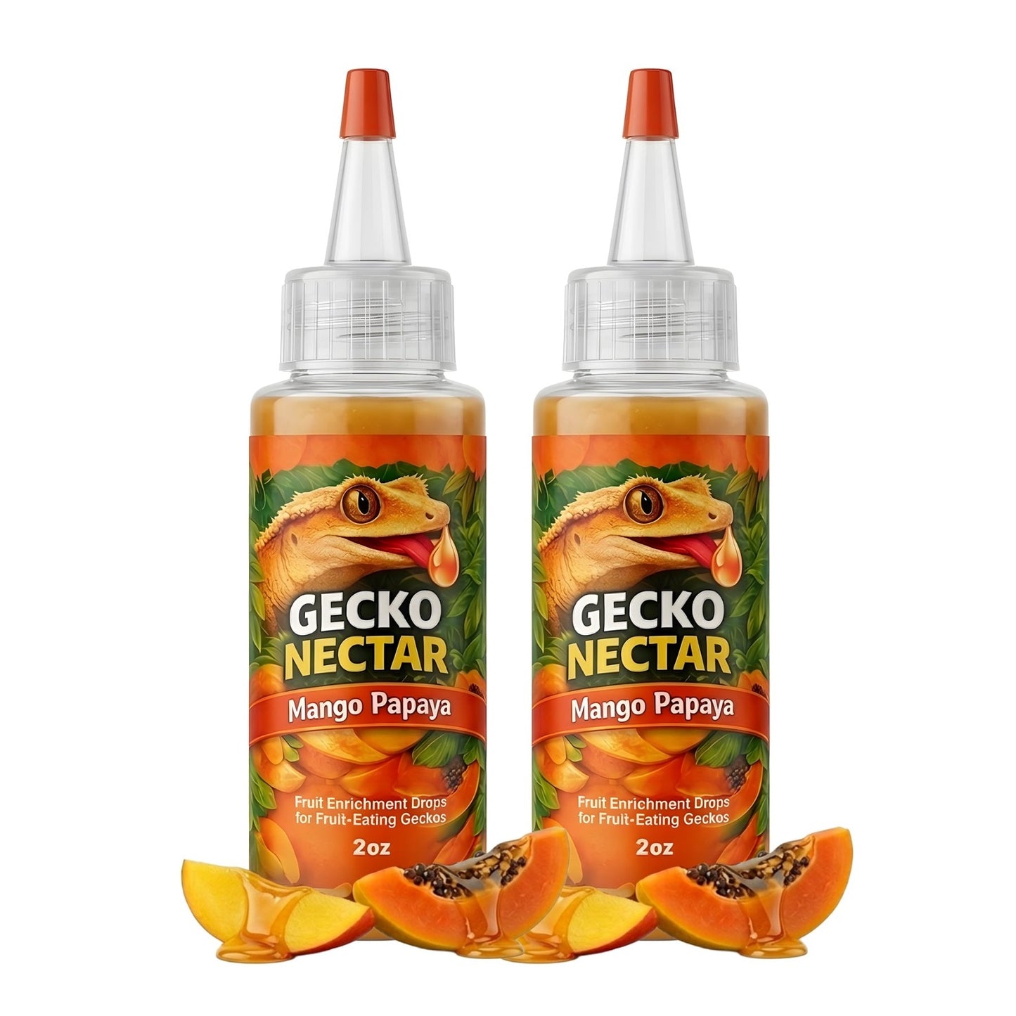 Gecko Nectar Treat – Liquid Fruit Drops - Wild Pet Supply