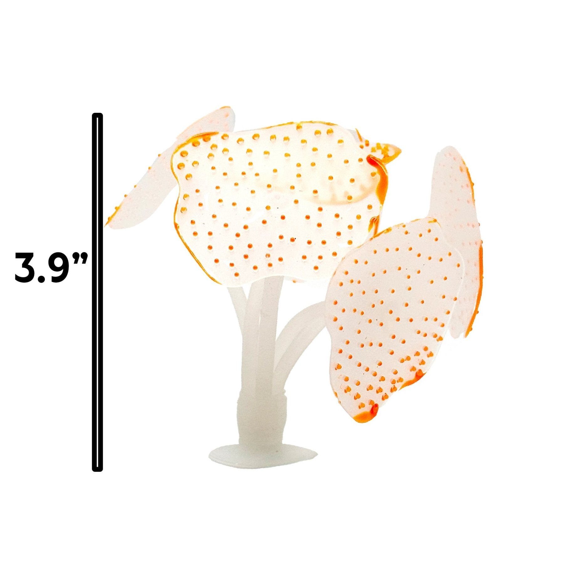 Glowing Artificial Coral – Starlight Feather Silicone Aquarium Decoration for UV & Blue Light Tanks - Wild Pet Supply