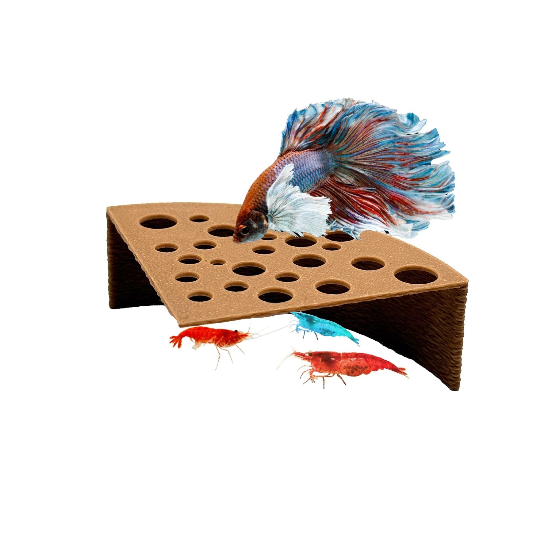 Half Shrimp Breeding Protector | Shrimp Breeding Cave Aquarium Tunnel - Wild Pet Supply