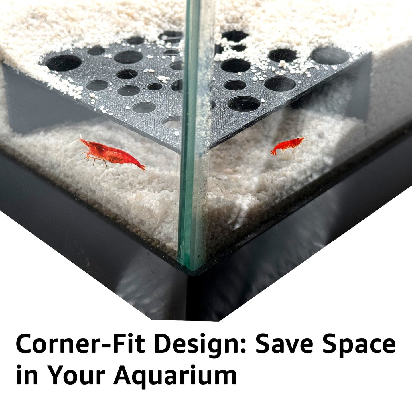 Half Shrimp Breeding Protector | Shrimp Breeding Cave Aquarium Tunnel - Wild Pet Supply