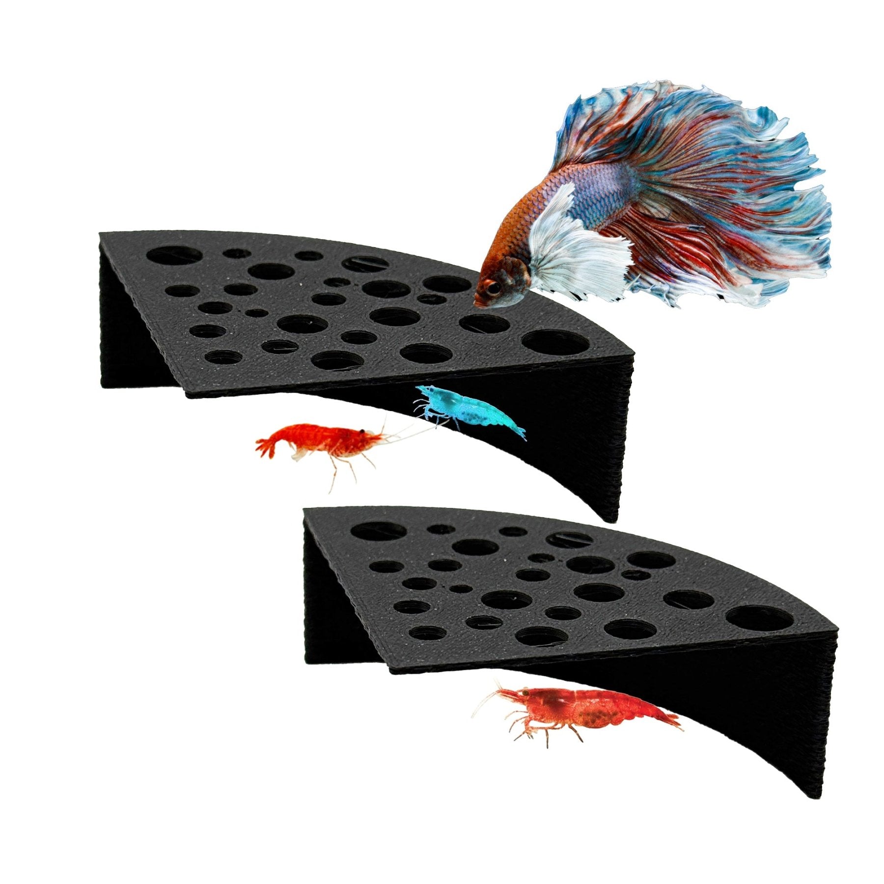 Half Shrimp Breeding Protector | Shrimp Breeding Cave Aquarium Tunnel - Wild Pet Supply