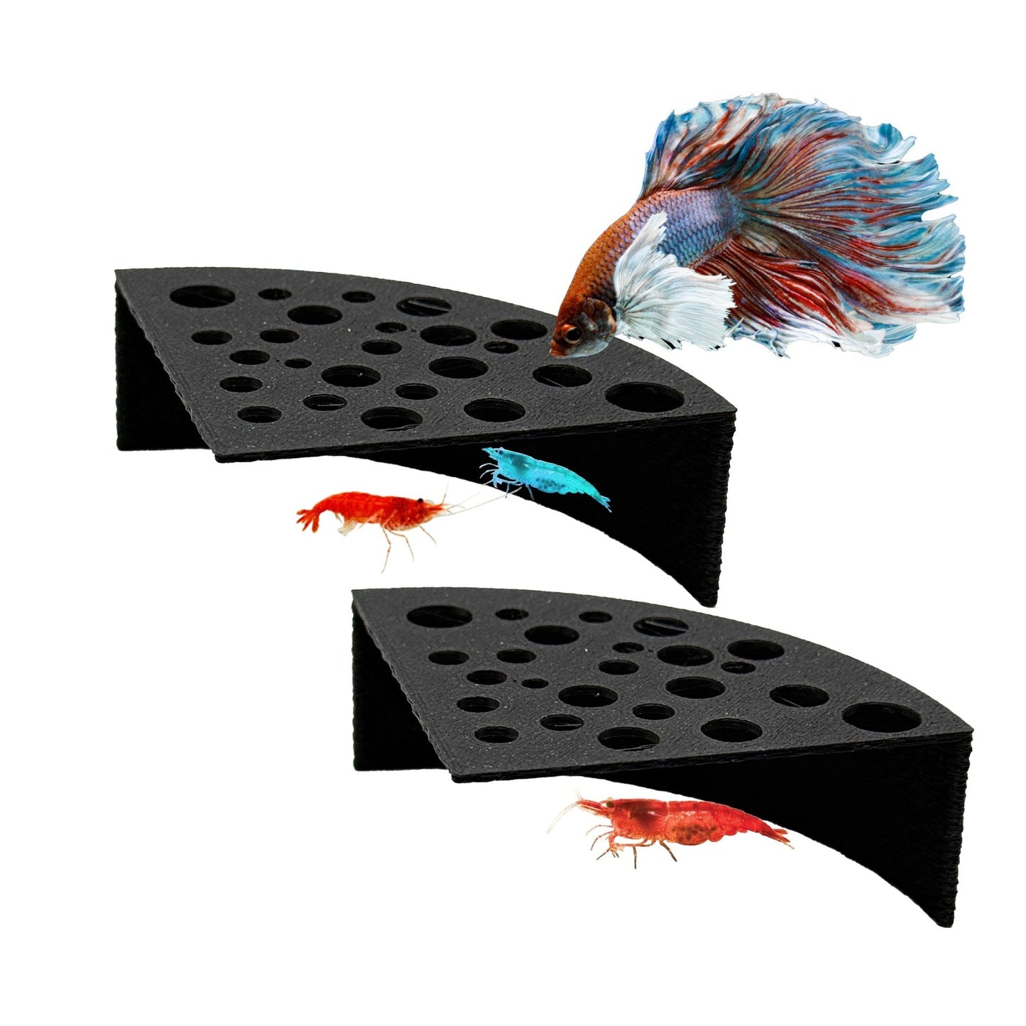 Half Shrimp Breeding Protector | Shrimp Breeding Cave Aquarium Tunnel - Wild Pet Supply