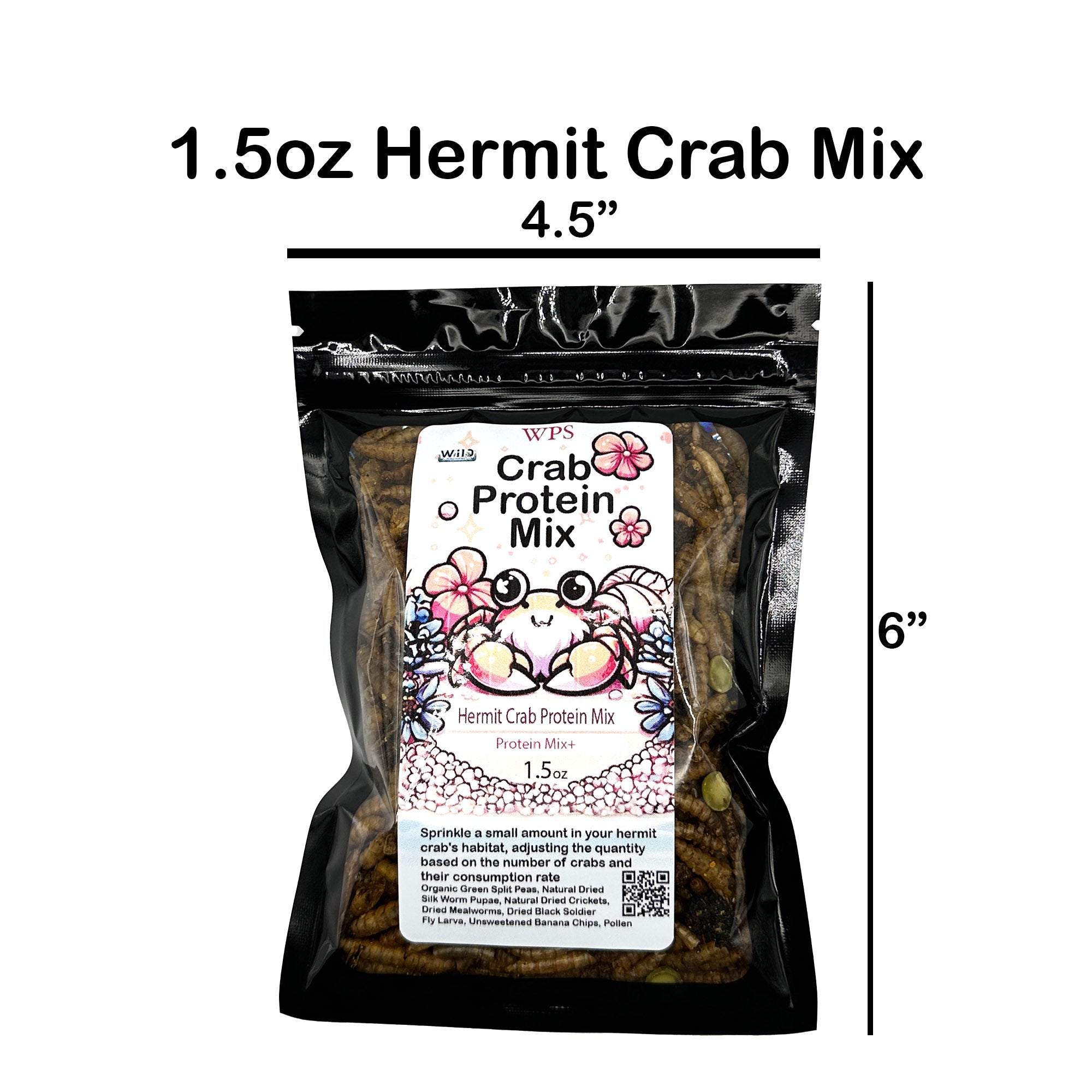 Hermit Crab Food Protein Mix - Wild Pet Supply