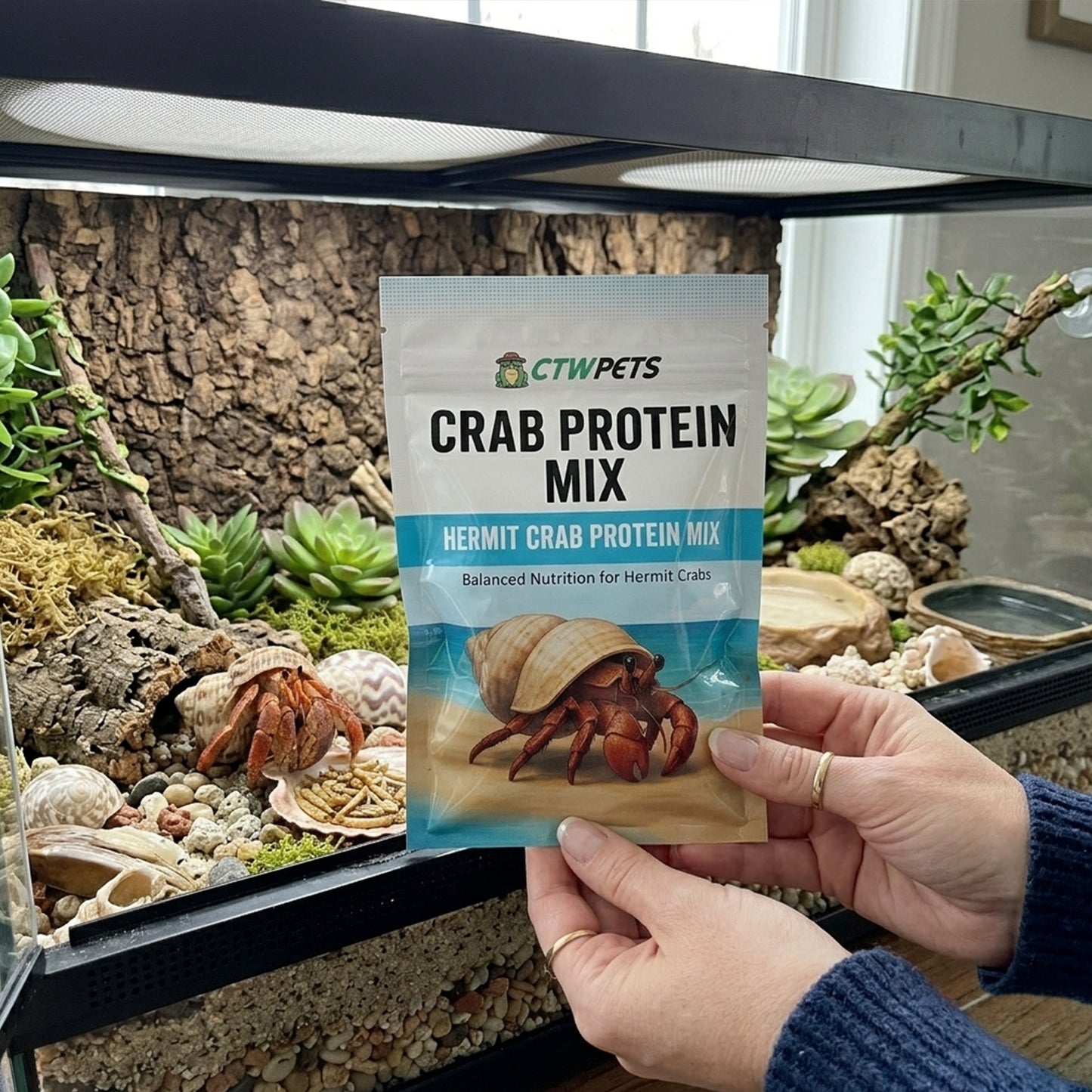 Hermit Crab Protein Mix – Bug & Fruit Blend