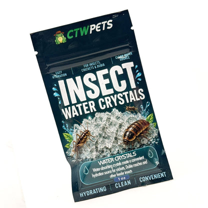 Insect Water Crystals – Hydration Gel 1oz - Wild Pet Supply