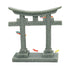 Japanese Shinto Torii Gate – Asian Aquarium Decor, Sandstone Fish Tank Shrine Ornament, Betta & Aquatic Hideout - Wild Pet Supply