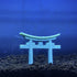 Japanese Shinto Torii Gate – Asian Aquarium Decor, Sandstone Fish Tank Shrine Ornament, Betta & Aquatic Hideout - Wild Pet Supply