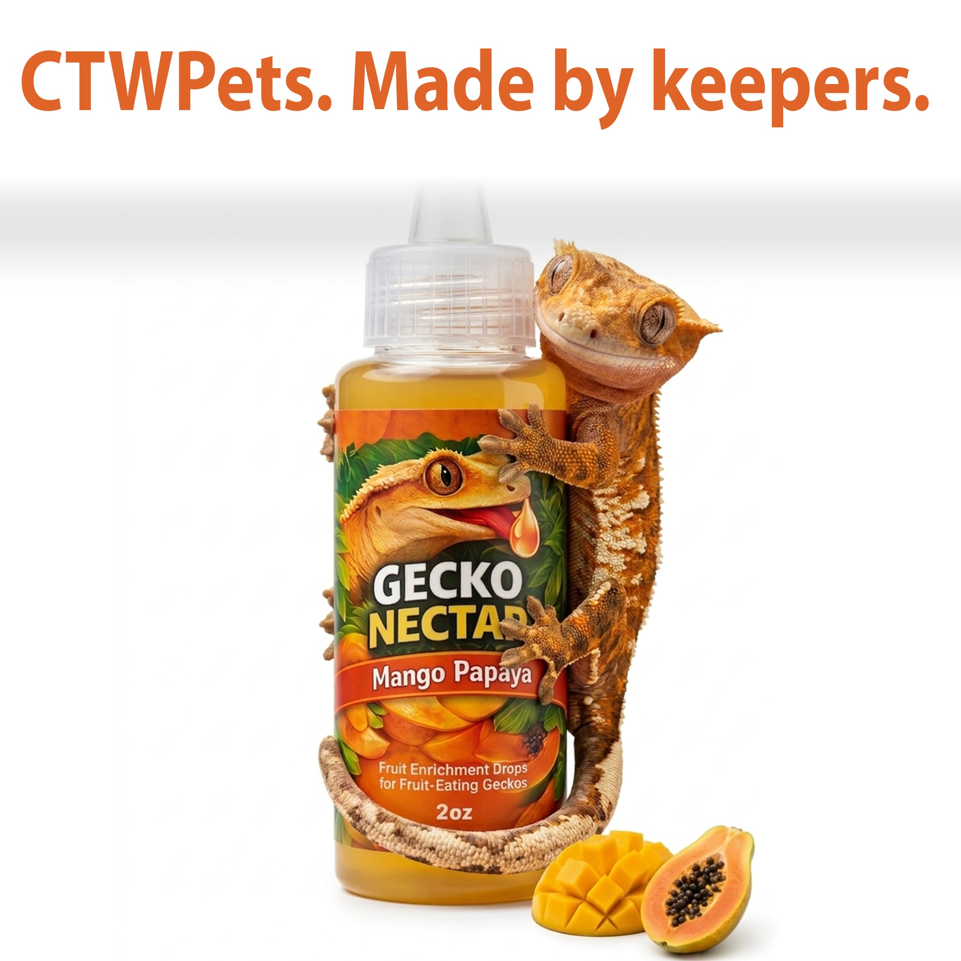 Gecko Nectar Treat – Liquid Fruit Drops