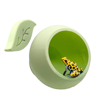 Magnetic Leaf Pod Hide – Glass-Mount Cave - Wild Pet Supply