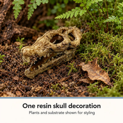 Nano Crocodile Skull Decoration - Wild Pet Supply