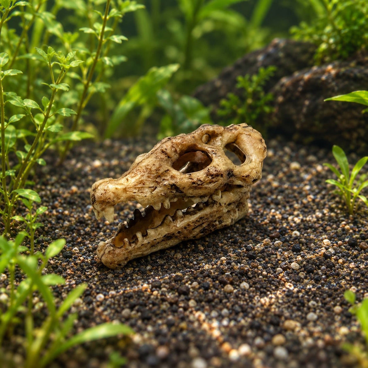 Nano Crocodile Skull Decoration - Wild Pet Supply