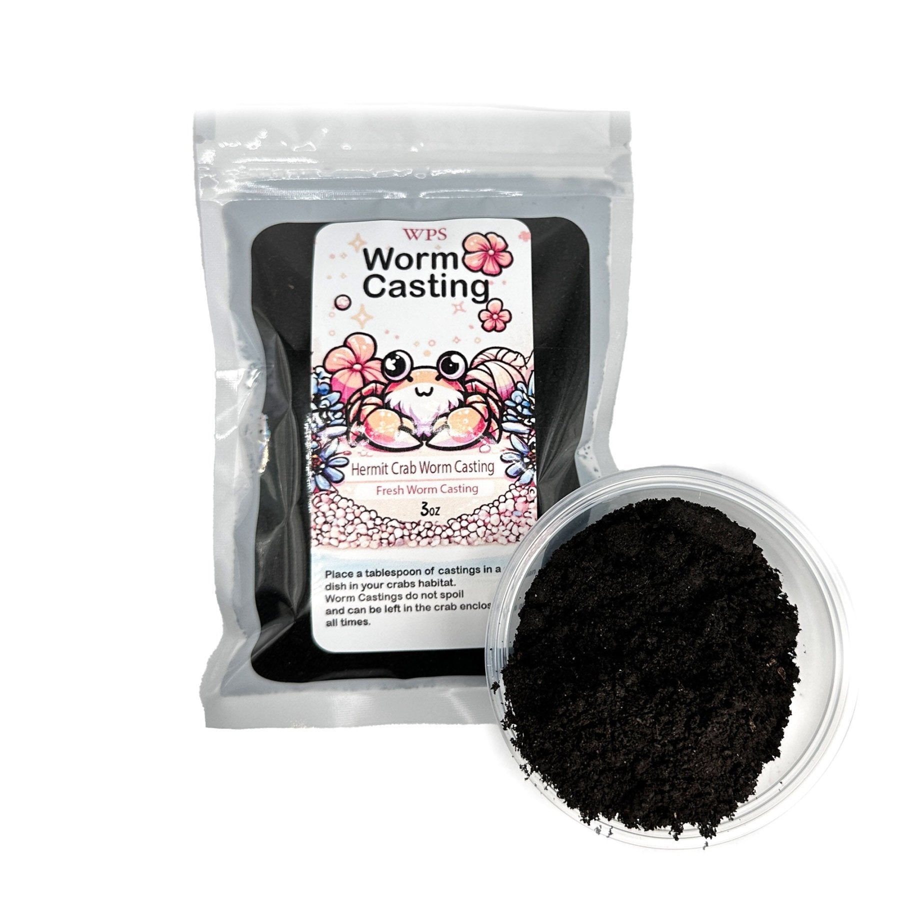 Organic Worm Castings – Hermit Crab Supplement - Wild Pet Supply