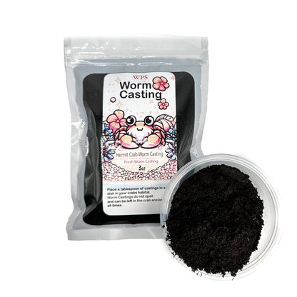 Organic Worm Castings – Hermit Crab Supplement - Wild Pet Supply