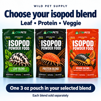 Premium Isopod Millipede Powder Food - Wild Pet Supply