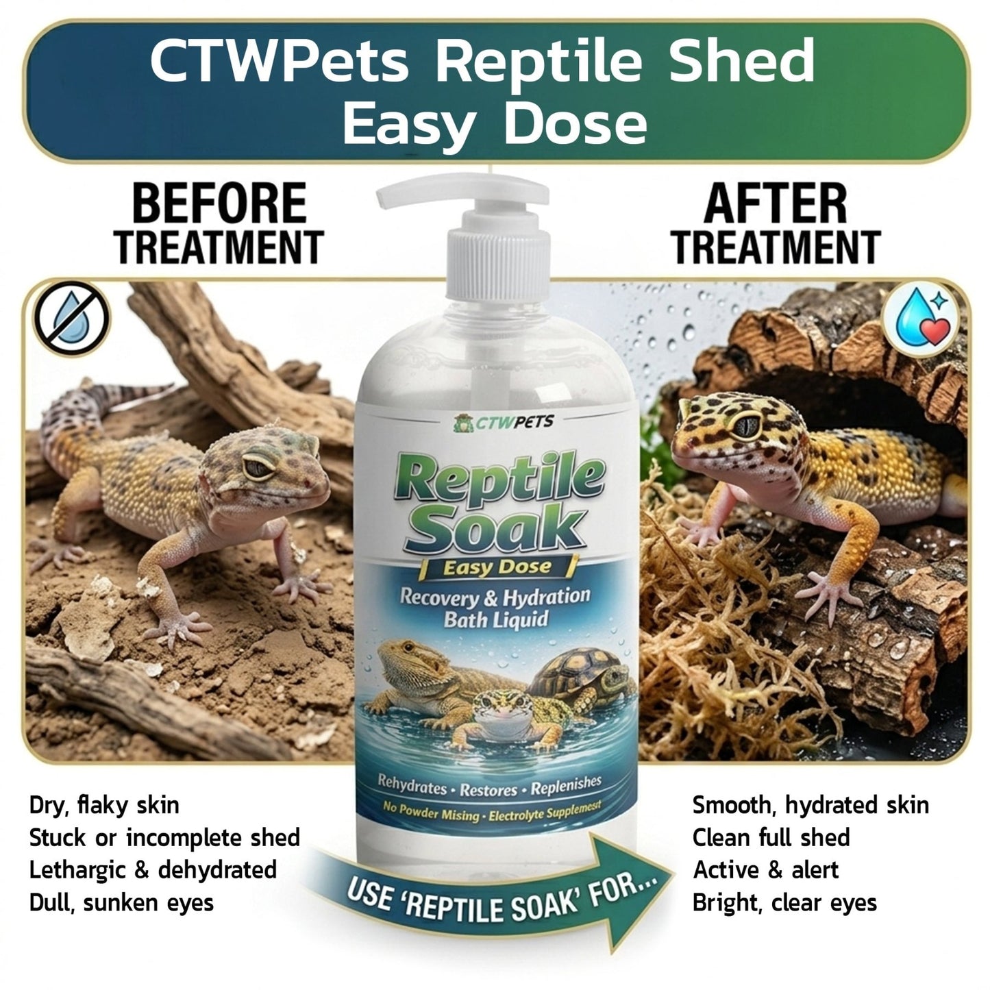 Reptile Soak Easy Dose – Vitamin Bath - Wild Pet Supply