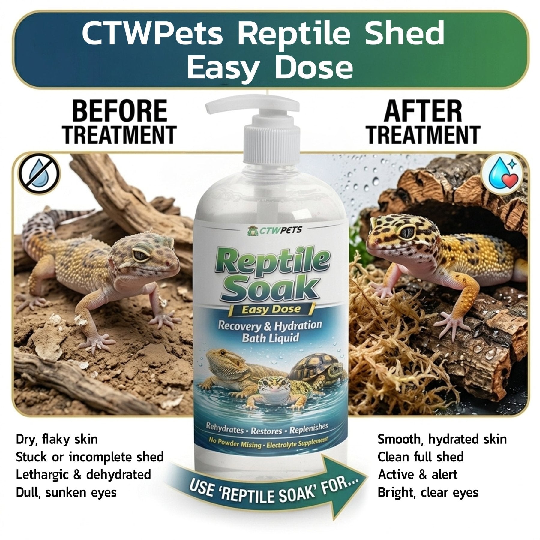 Reptile Soak Easy Dose – Vitamin Bath - Wild Pet Supply