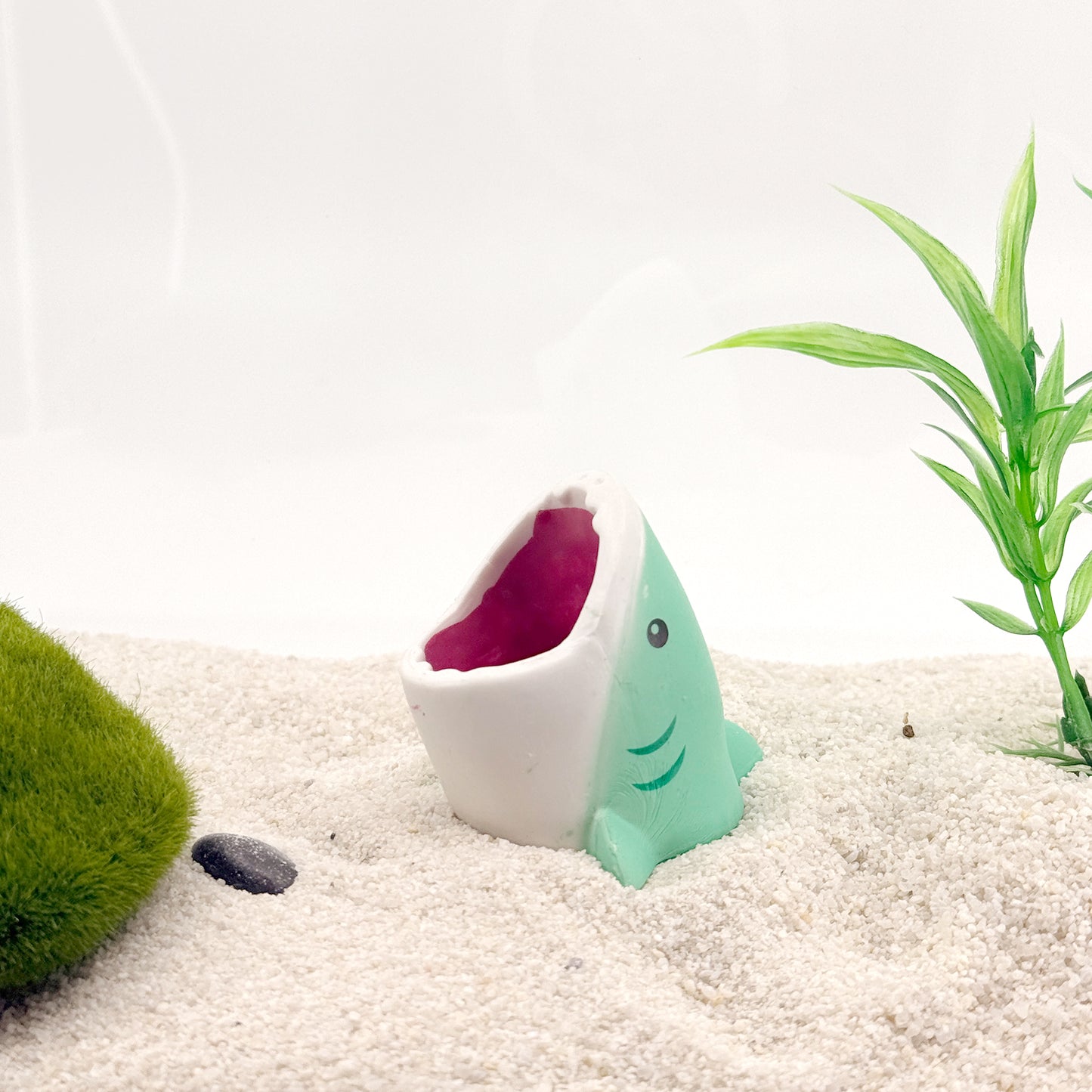 Shark Head Ornament – Nano Tank Decor
