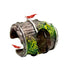 Shrimp & Betta Barrel Hide – Sinking Resin Aquarium Cave for Shrimp, Betta Fish & Small Aquatic Pets - Wild Pet Supply